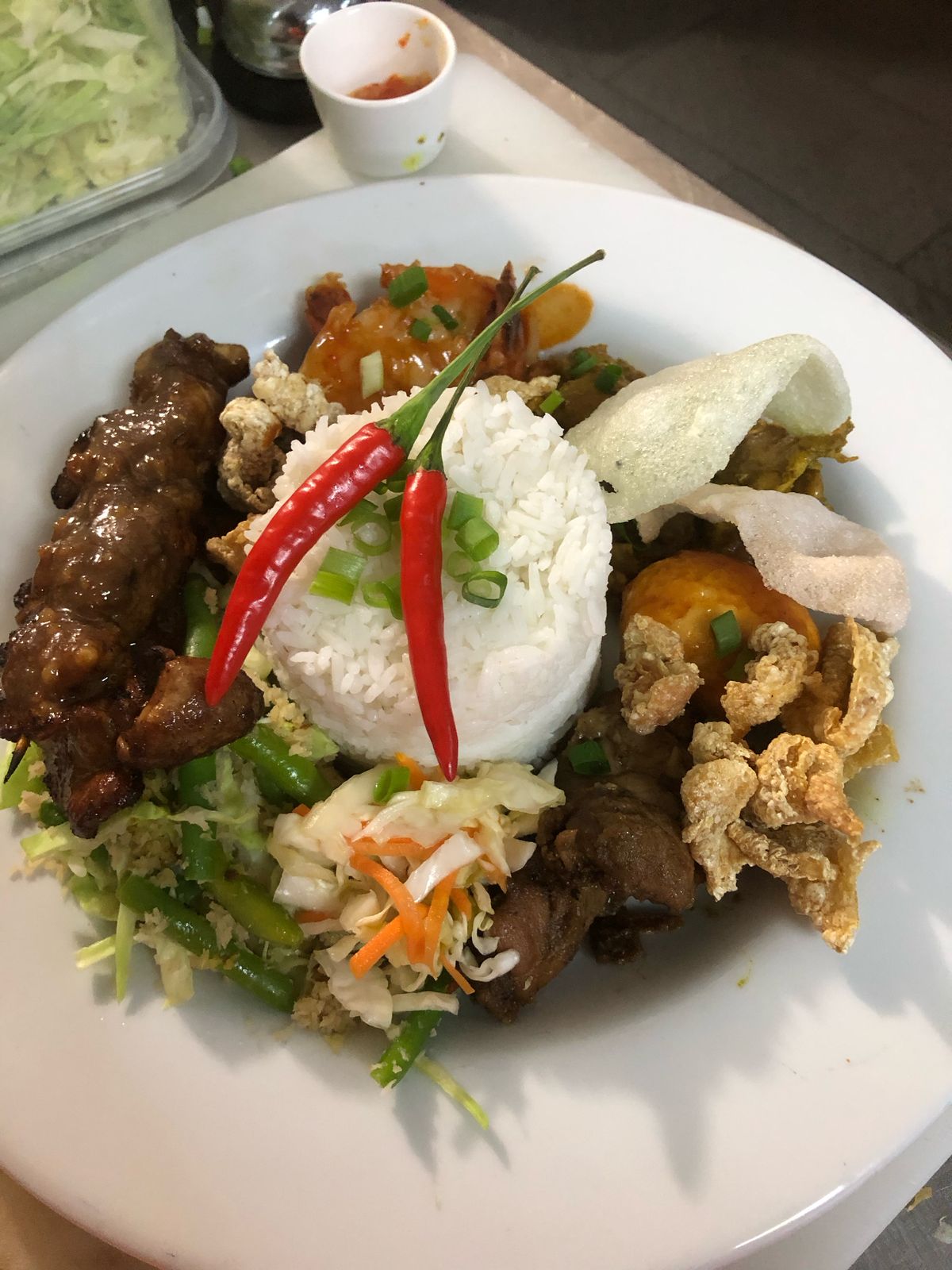 Nasi Rames served at Bentang Bali